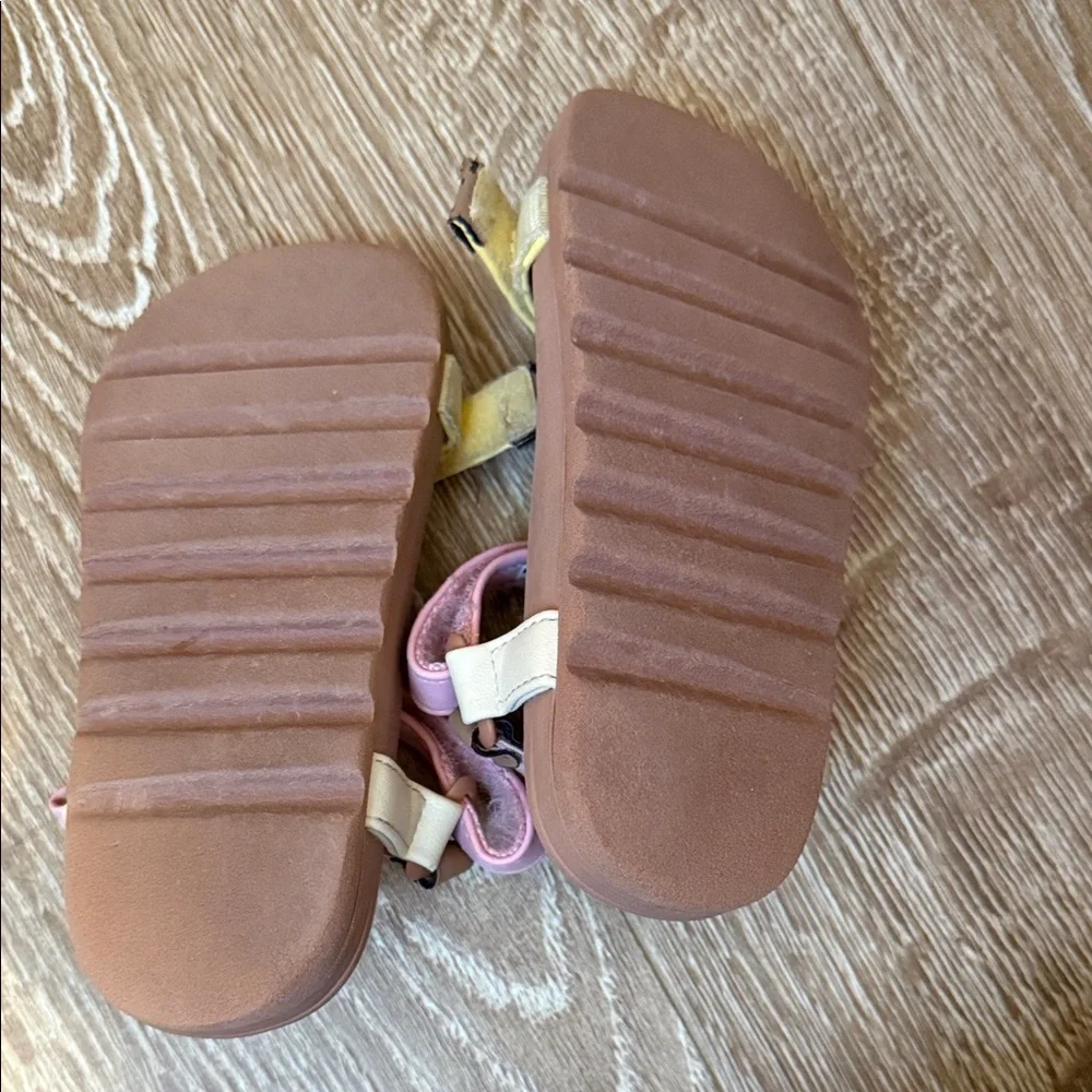 Reef Kids Pink and Yellow Sandals